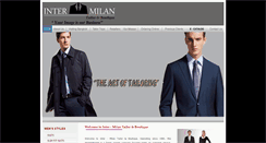 Desktop Screenshot of inter-milantailor.net